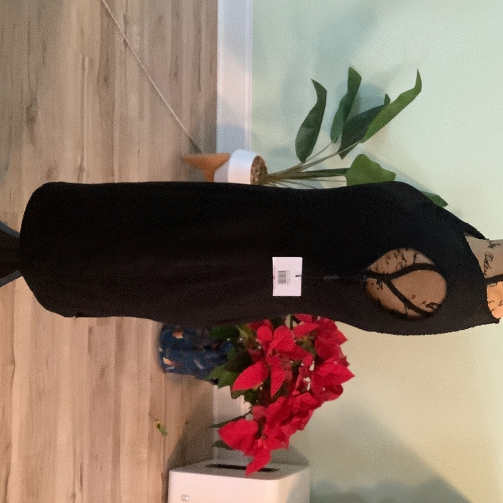 Calvin Klein Collection Black Midi Dress - Picture 6 of 7